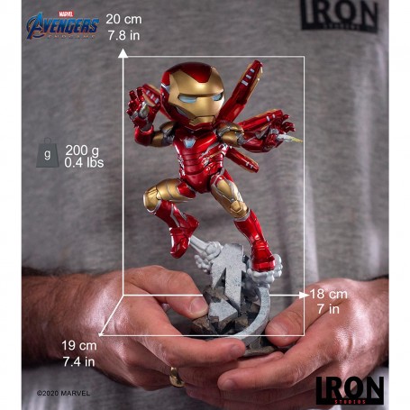 Voiture Iron Man et figurine 12,5 cm